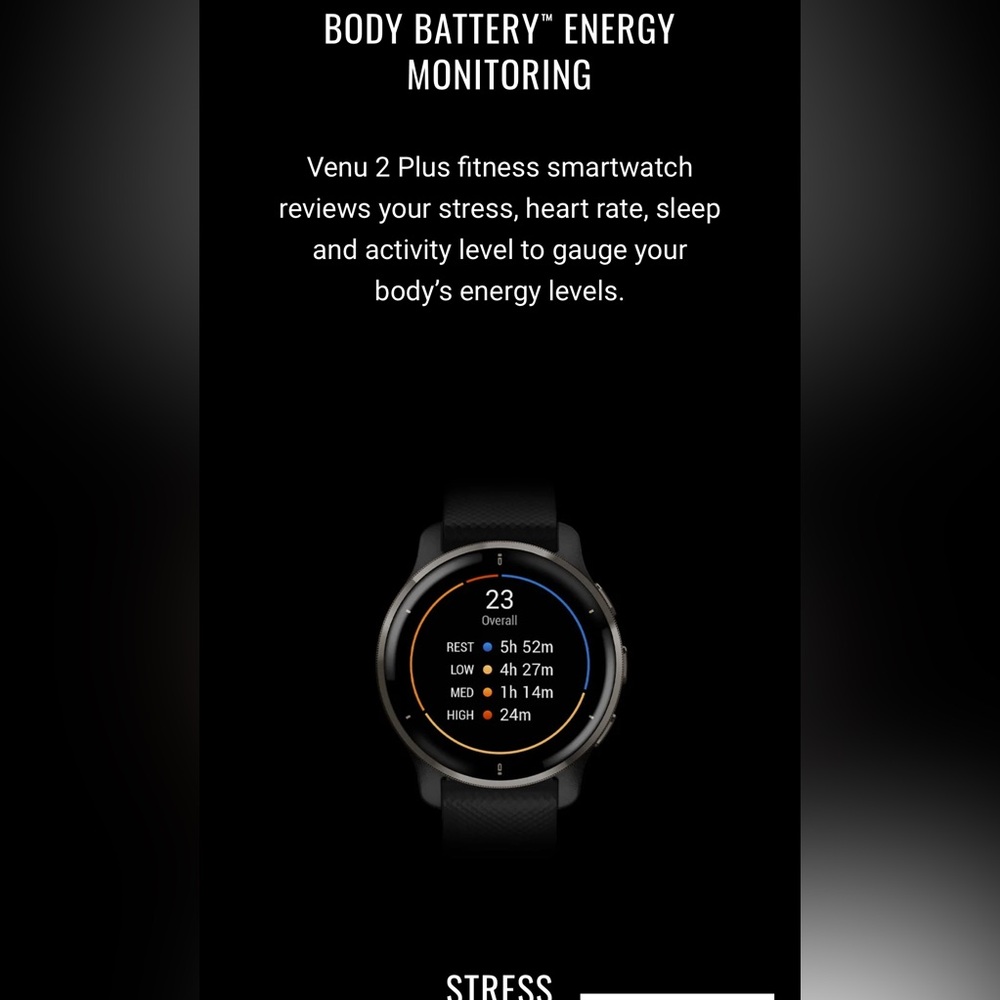 Garmin venu 2 plus fitness watch - Picture 8 of 10